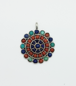 Jewelry: Coral Dull Pendant
