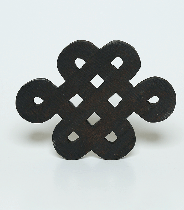 Wood Endless Knot Wall Décor
