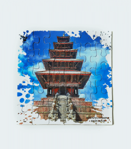 Nepal Cultural Jigsaw Puzzle - Nyatapol temple Bhaktapur