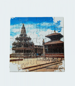 Nepal Cultural Jigsaw Puzzle - Krishna Mandir Patan