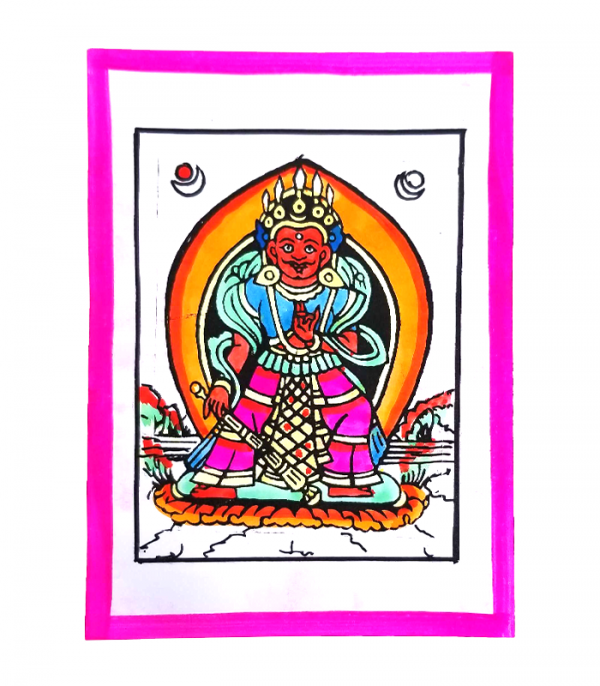Bhimsen Hand Painted Posters - Arts of Nepal
