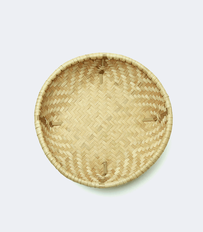Bamboo Flat Dalo - Hand weaved basket of Nepal